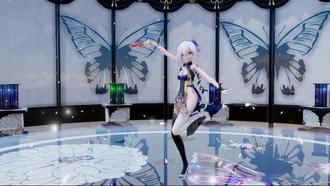 MMD极品弱音ハク骚穴肉弹裸舞！诱惑摆臀求狂操，汁水四溅淫叫不止！3D